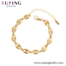 75784 Xuping Jewelry gold plated elegant luxury style Pulsera de mujer de moda